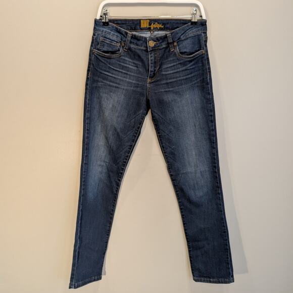 KUT from the Cloth Jeans Classic Clean Straight Skinny Traditional - Size 6 - Picture 1 of 8
